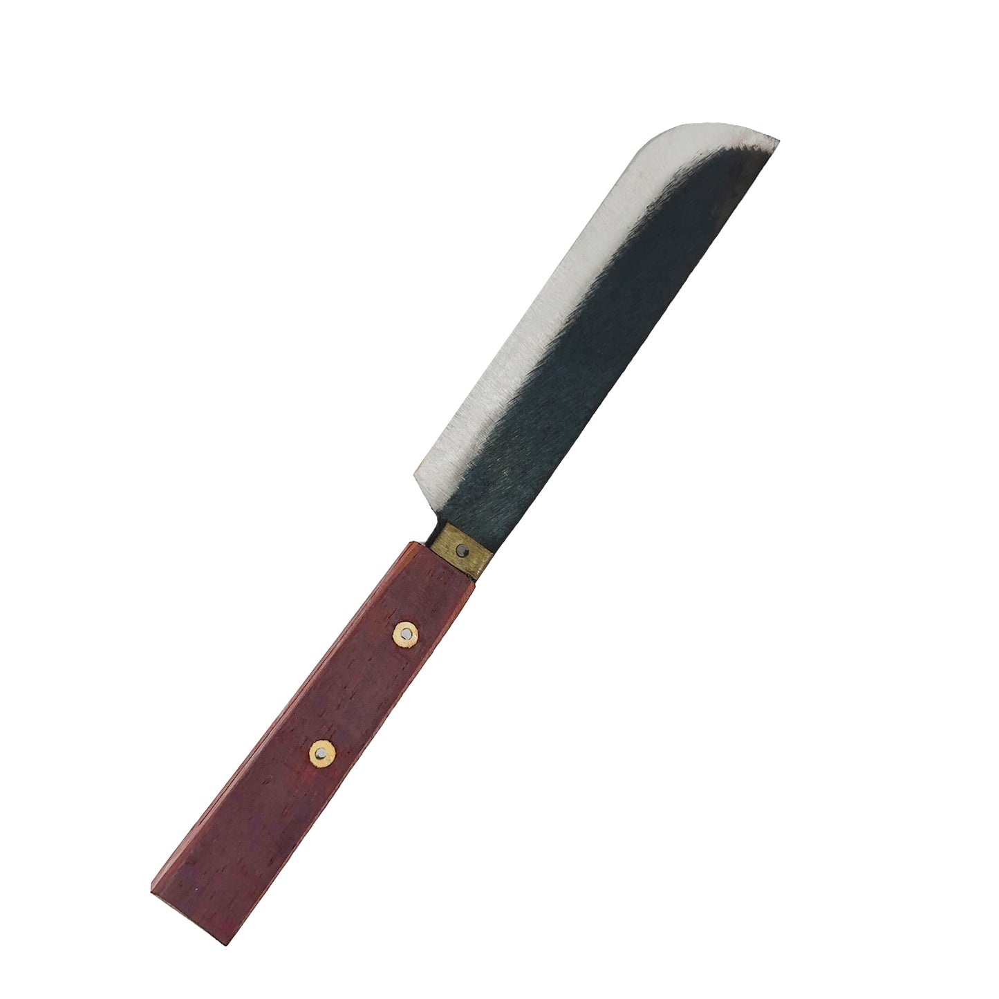Hand-Forged Traditional Iron Kitchen Knife | Multipurpose Cutting Tool with Rosewood Handle | Ideal for Vegetables, Meat & Fish | Home & Chef Use