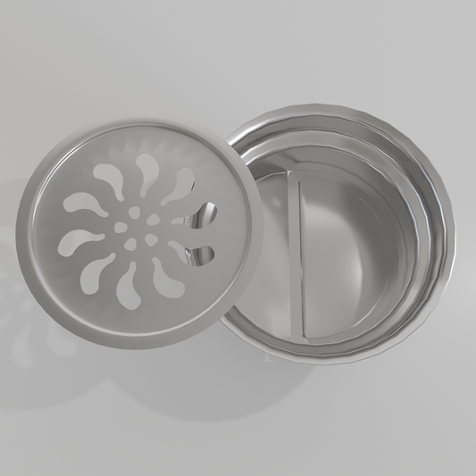 Swell Auto-Close Bowl Jali – For Swell Floor Drains Only (Not for Direct Floor Use) Satin Chrome