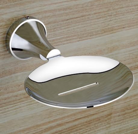 Aagna Eiffel Brass Soap Dish | EFLO6 | Chrome Finishing | 5 Year's Warranty