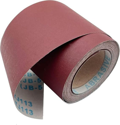 10 Meter x 4 Inch Sandpaper Roll – Wet & Dry Sanding | Heavy-Duty Abrasive for Metal, Wood, Wall Polishing & Grinding