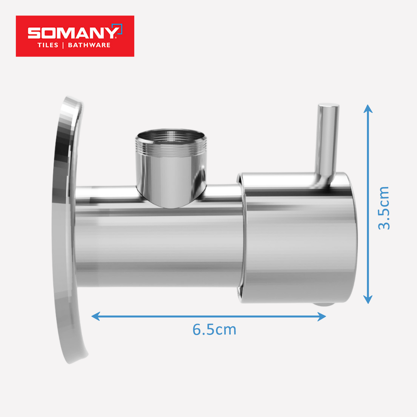 Somany Smart Heavy Brass Angle Stopcock Valve _ 272210430041