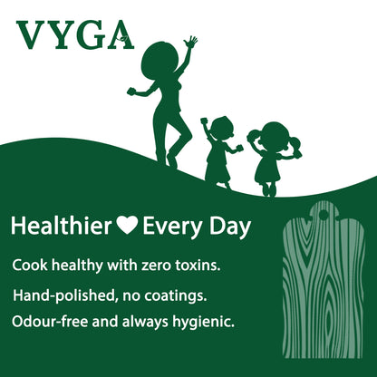 Vyga Teakwood Chopping Board – Chop Fresh. Stay Clean. No Toxins.