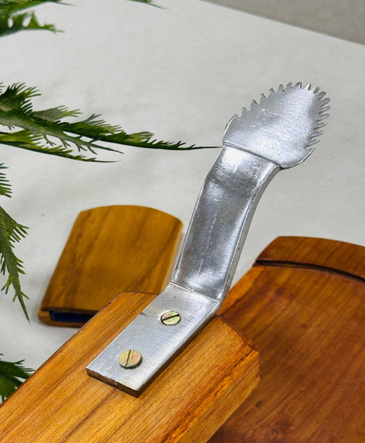 Vyga Handmade Teak Wood Coconut Scraper – Handcrafted in Kerala 🥥✨